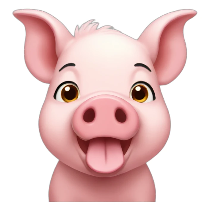 Bah pig sticker