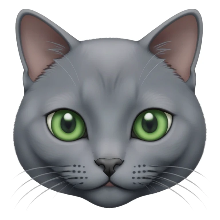 Cat russian blue sticker