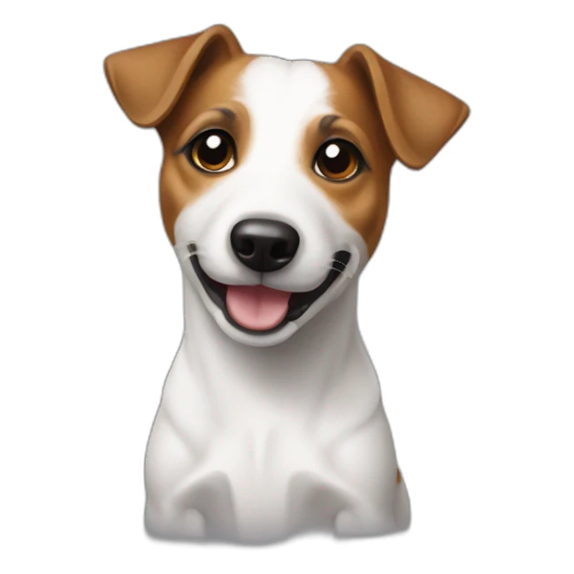 car jack russell sticker