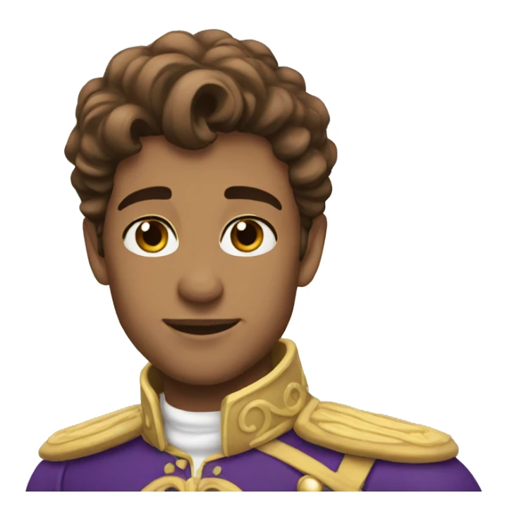Prince Charming Brown hair sticker