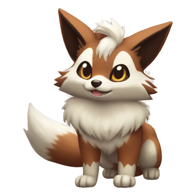 Furret Eevee Lycanroc sticker