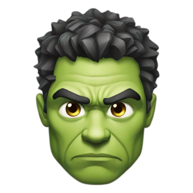 Hulk love eyes sticker
