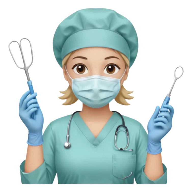 scrub nurse sterile stuff sticker