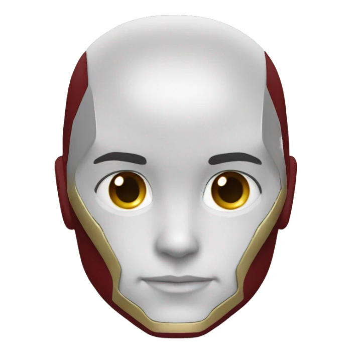 Ironman baby face sticker