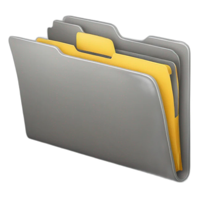 Folder with clothes sticker