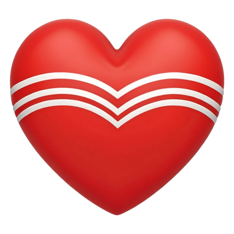 Adidas stripes heart sticker