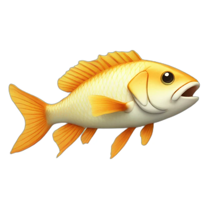 Fish with human legs sticker