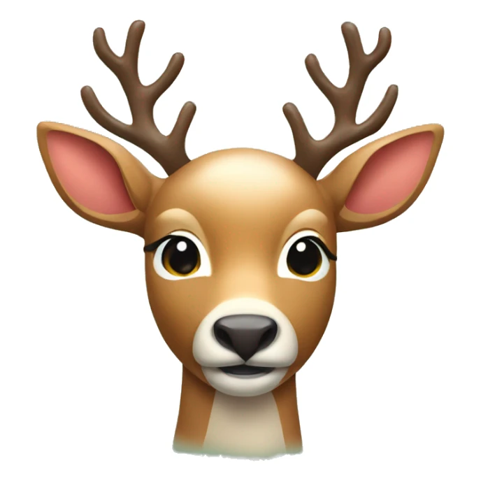 Christmas deer sticker