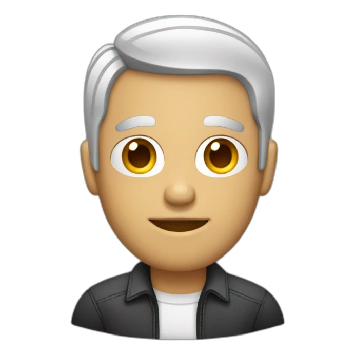 persona con telefono hombre sticker