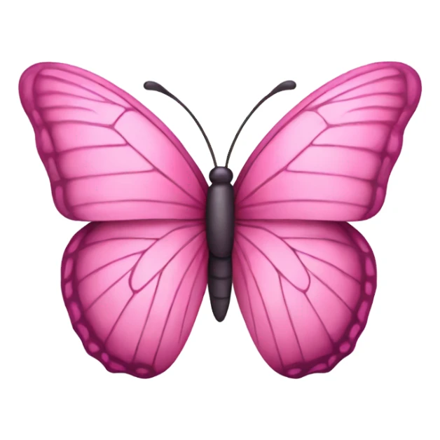 Pink butterfly  sticker