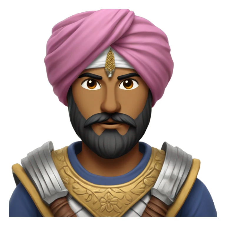 Sikh warrior sticker