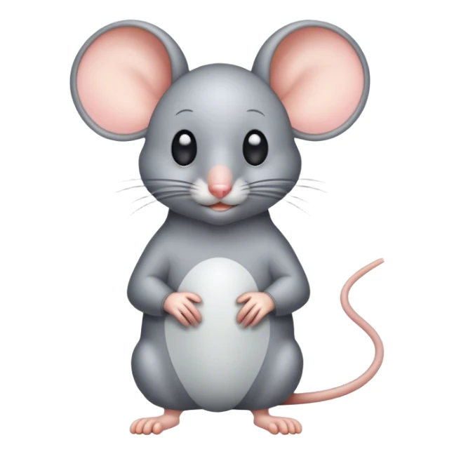 person as a mouse sticker