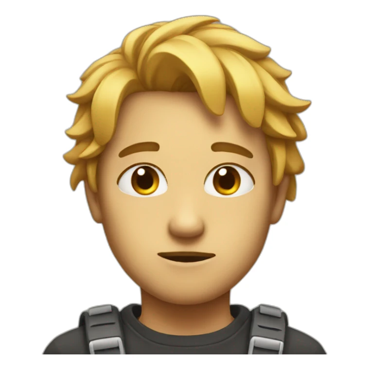 blank expression no smile sticker