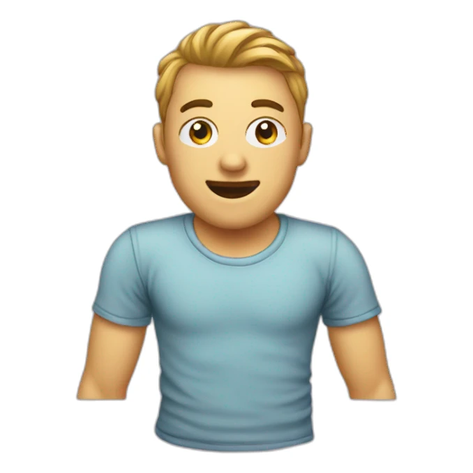 Tshirt mit gesicht sticker