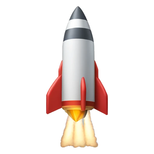 rocket with strong arms aside sticker