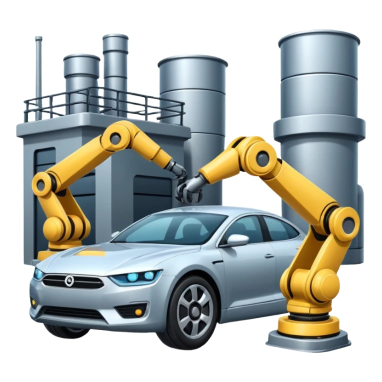 automobile plant sticker