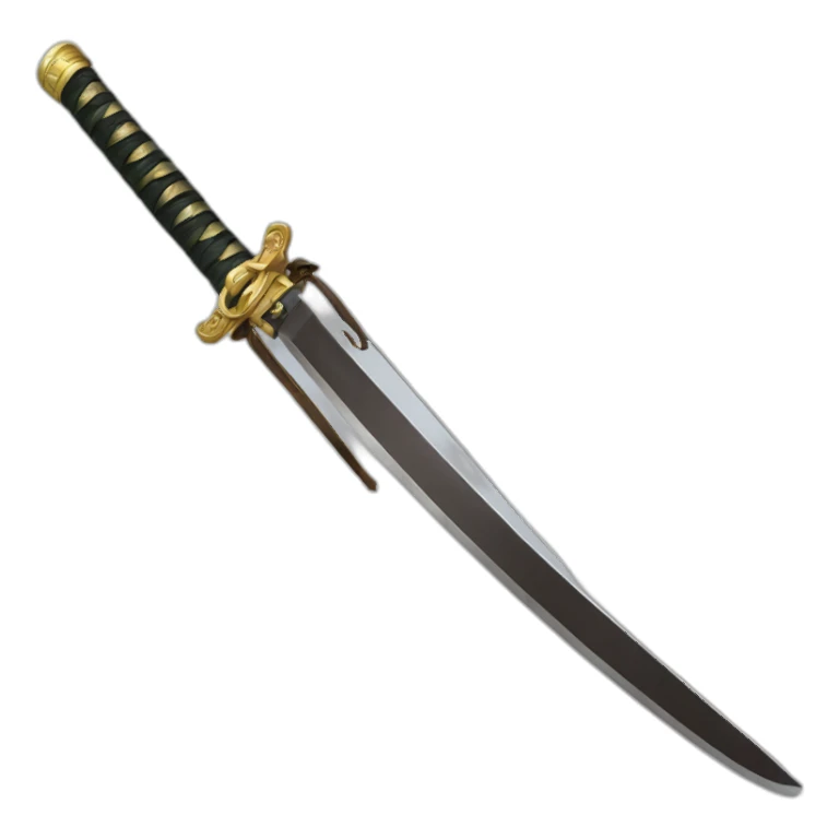 Niobium katana sticker