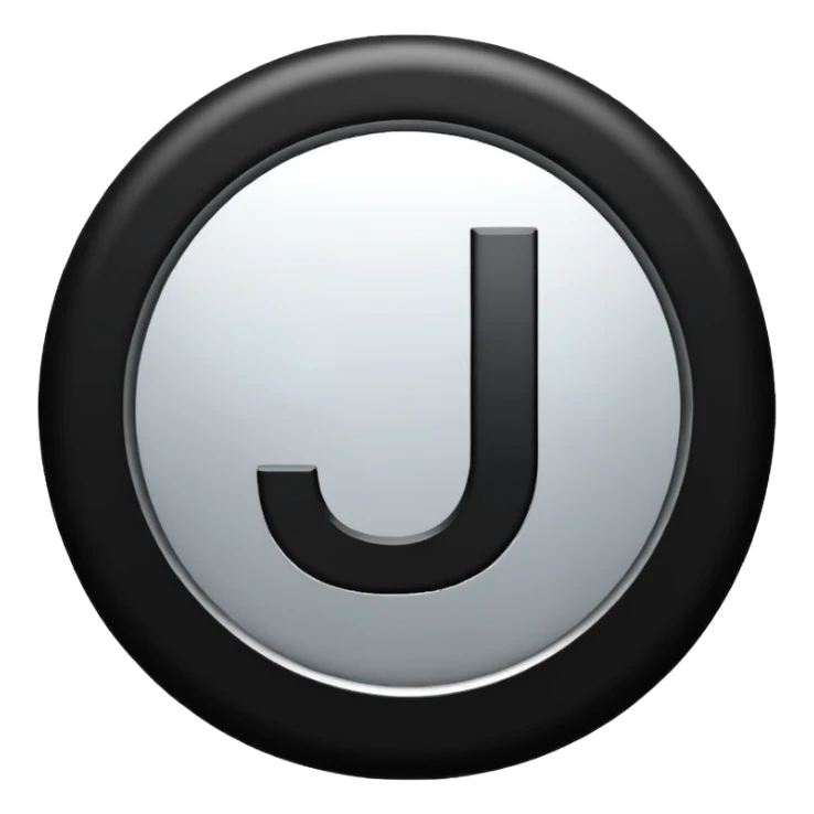 Haceme una j en un círculo  sticker