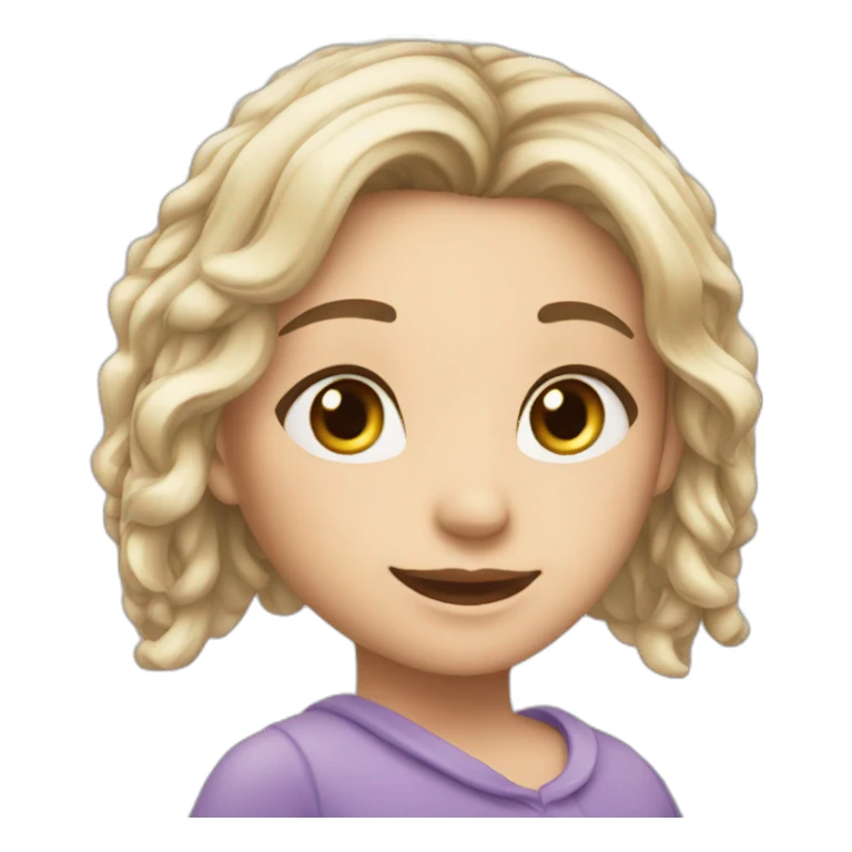 Girl-with-crystale sticker