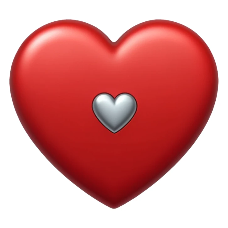 heart with a magnet above it sticker
