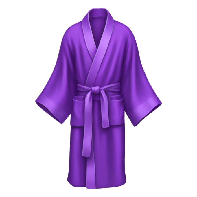 Purple silk robe sticker