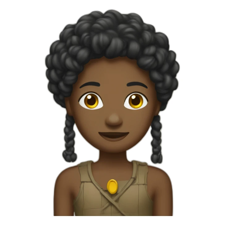 Métisse camerounais avec locks sticker