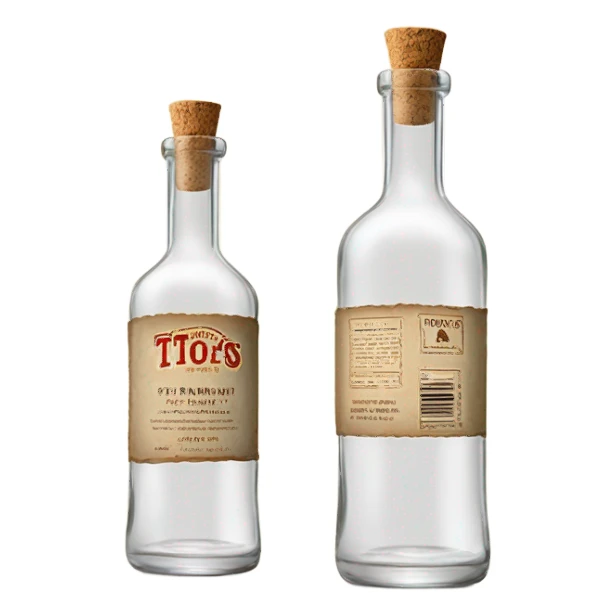 tito’s bottle sticker