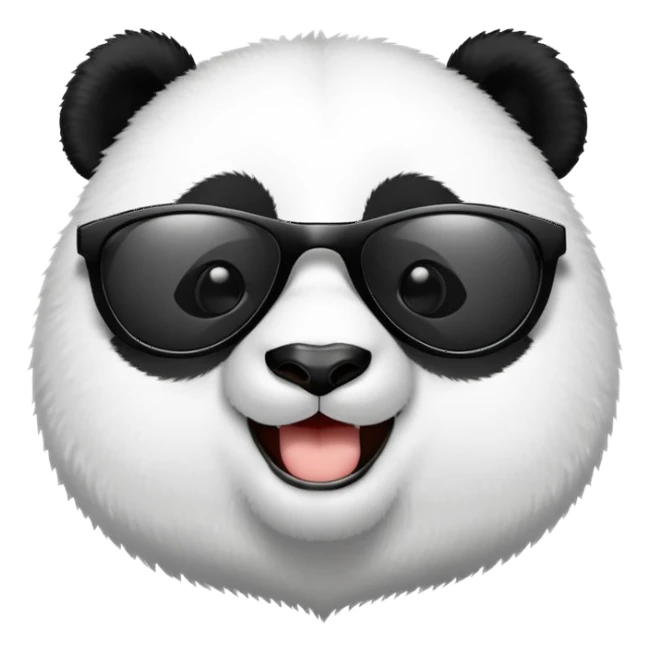 panda in sunglasses  sticker