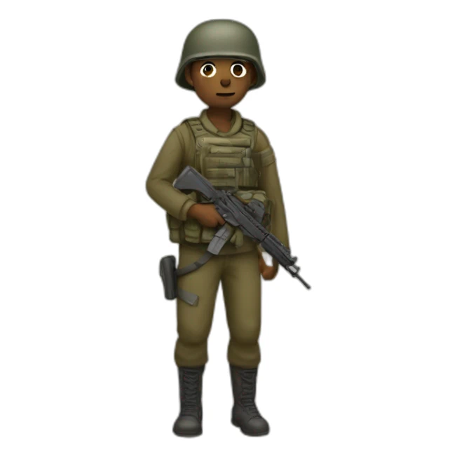 Palestenian soldier sticker