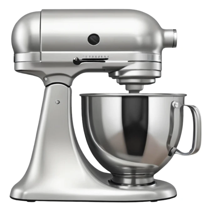 White kitchen mixer. sticker