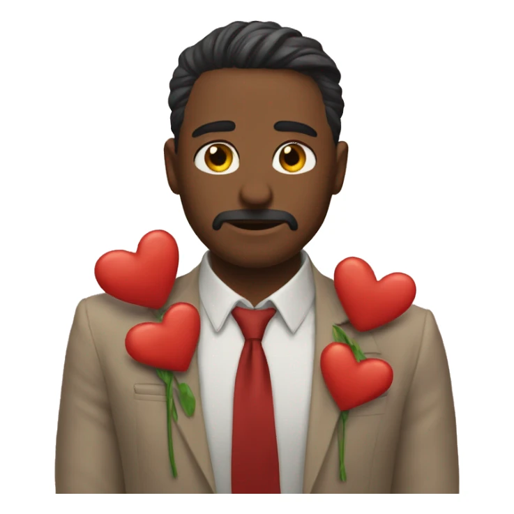 un enamorado llorando  sticker