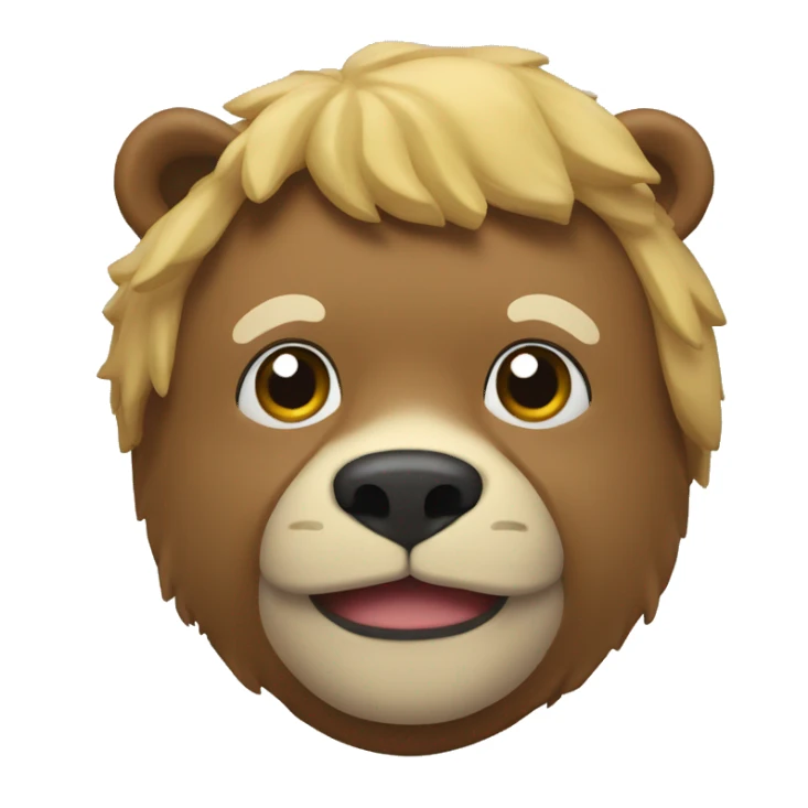 Oso de muñeco con corona sticker