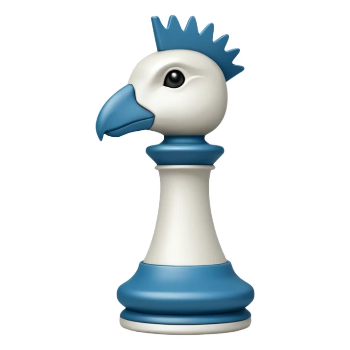 eco-hacktivist white rook chess piece sticker