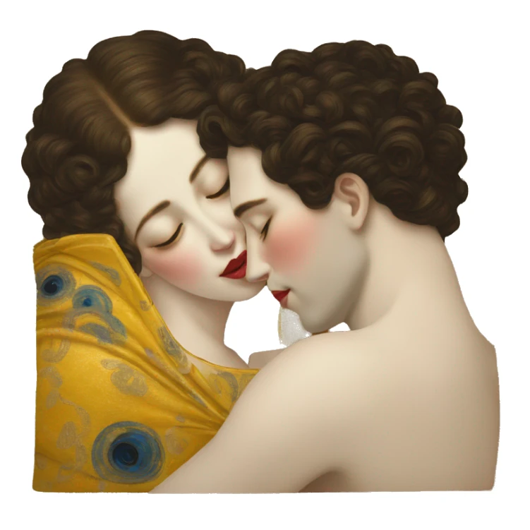 The kiss (Klimt) sticker