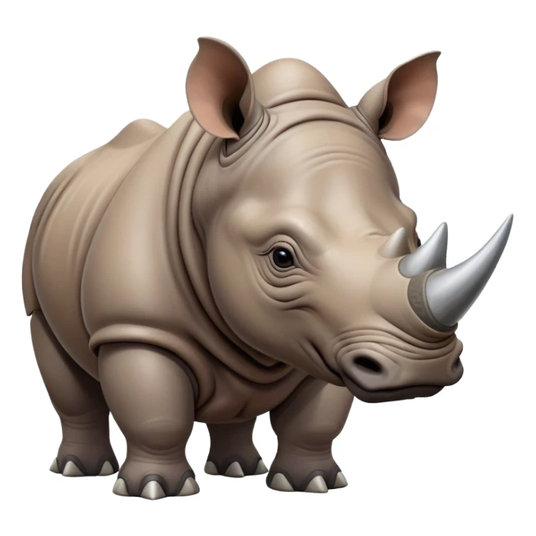 Rhino human hybrid  sticker