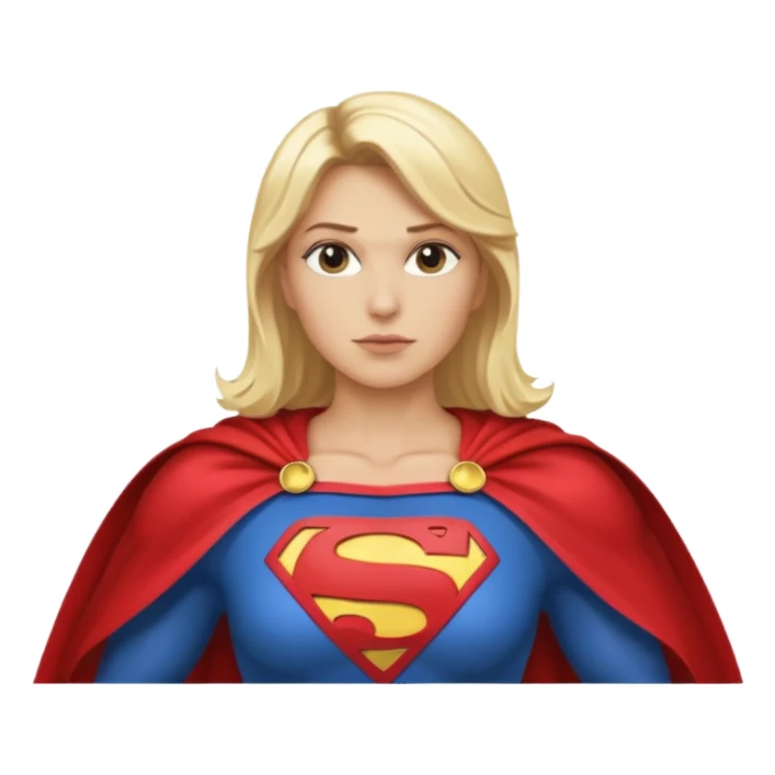 Super women blonde sticker