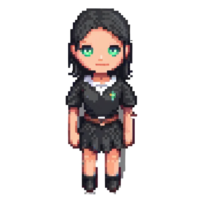 female human character sticker