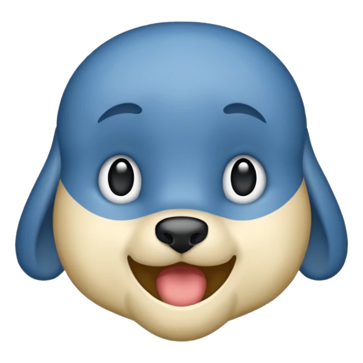 Blue tick emoji sticker