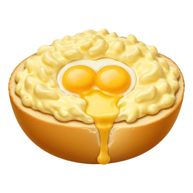 Cheesy eggs sticker