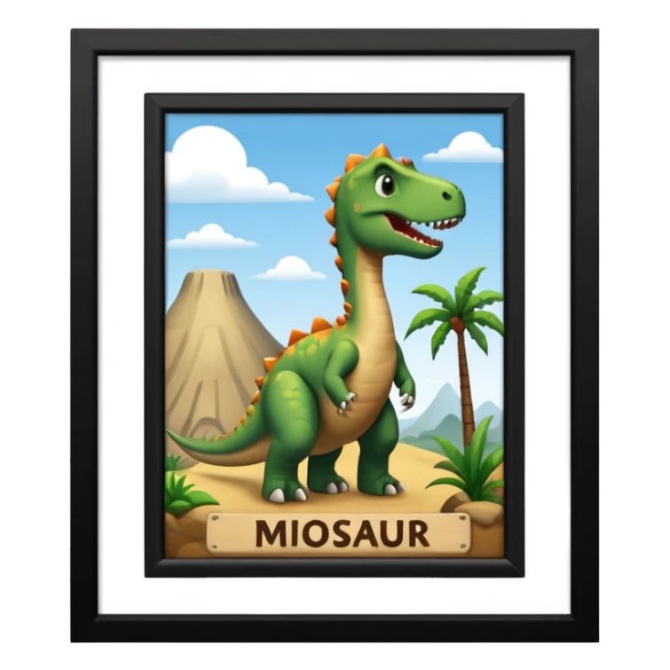 museum with dinosaur sign sticker