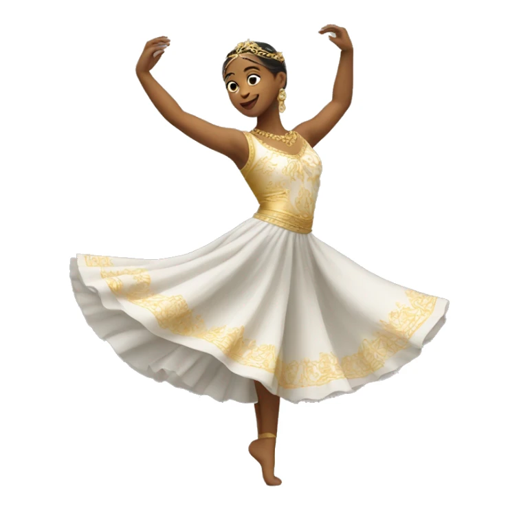 Classical dance dancer sticker