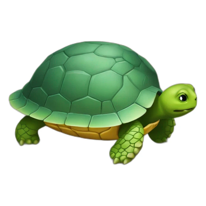 Chat sur une tortue sticker