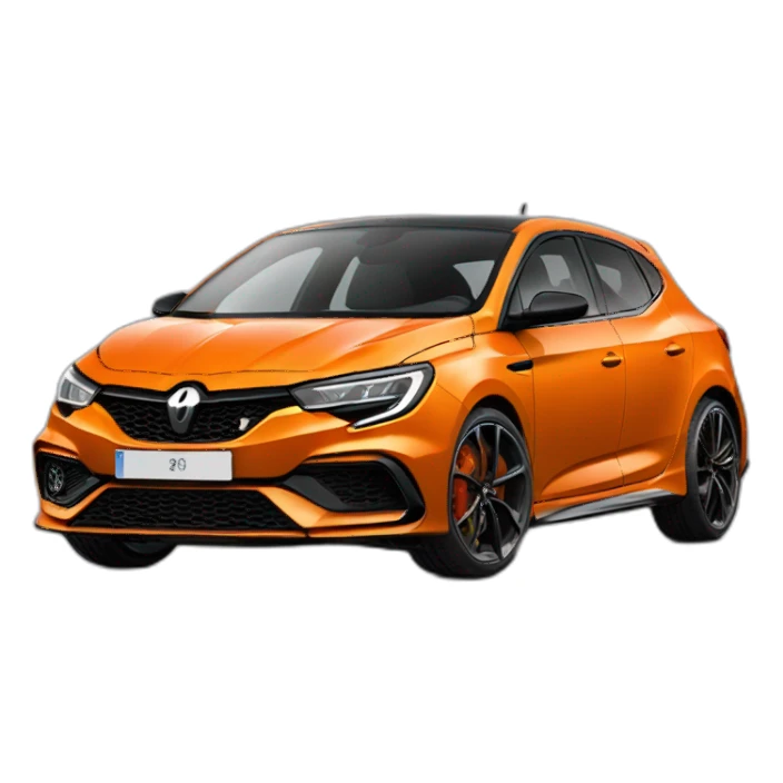 Megane rs 2018 orange sticker