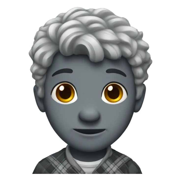 Little gray Scottish sticker