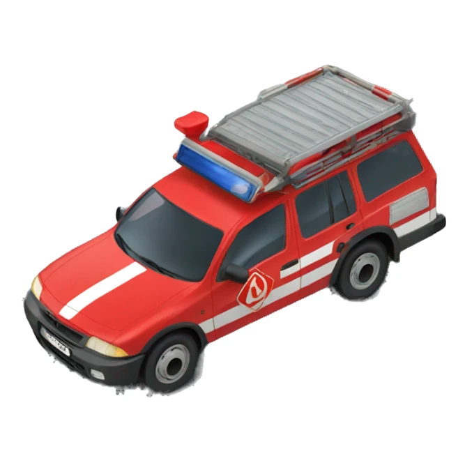 VSAV Vehicule pompier francais sticker