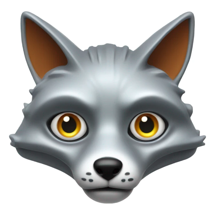 Fox body with an alien head  sticker