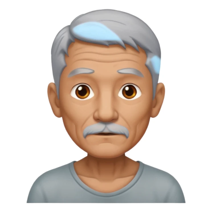 cool old man with tattooes sticker