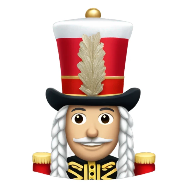 Nutcracker Wearing santander hat wavint sticker