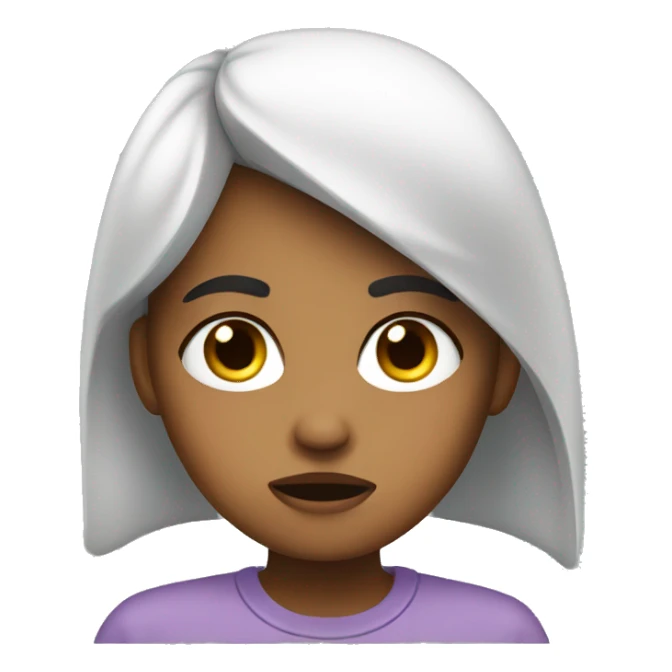 girl disappointed sticker