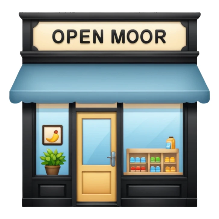 Shop is open sticker
